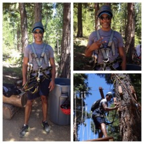 ziplining